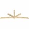 Ekena Millwork Alberta Rough Sawn Timber Gable Bracket, Douglas Fir, 108"W x 45"H x 4"D x 4"F, 10/12 Pitch GBW108X45X0404ALB00RDF - alternate 3